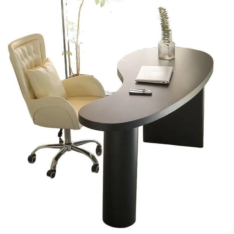 Asthetic Designer Executive Desk White Black Big Laptop Gaming Executive Desk Table Computer Mesa De Escritorio Office Furniture