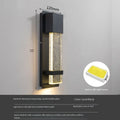 New Simple LED Outdoor Waterproof Wall Lamp Balcony Corridor Road Lamp Courtyard Villa Induction Lamp