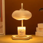 Creative Cloud-Shaped Wax Melt Lamp with Timer Aromatherapy Night Light Scented Candle Warmer Stylish Desk Table Lamp for Home