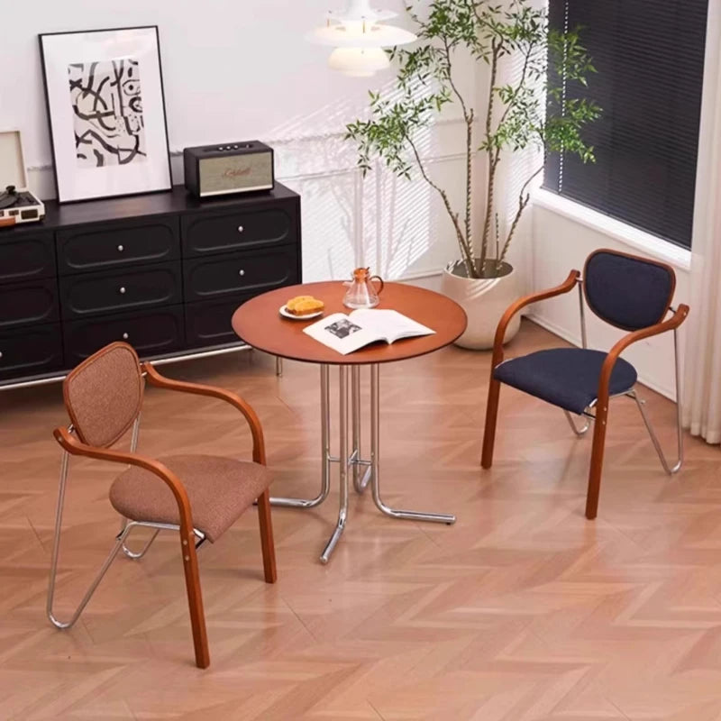 Pre-Loved Style Light Luxurious Vogue Dining Chair Retro Modern Minimalist Armchair Elegante Y Hermoso Dining Room Furniture