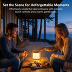 Telescopic Hanging Lantern Table Light, Portable Folding Desk Handheld Lamp, Dimmable Bedside Reading Camping Night Light