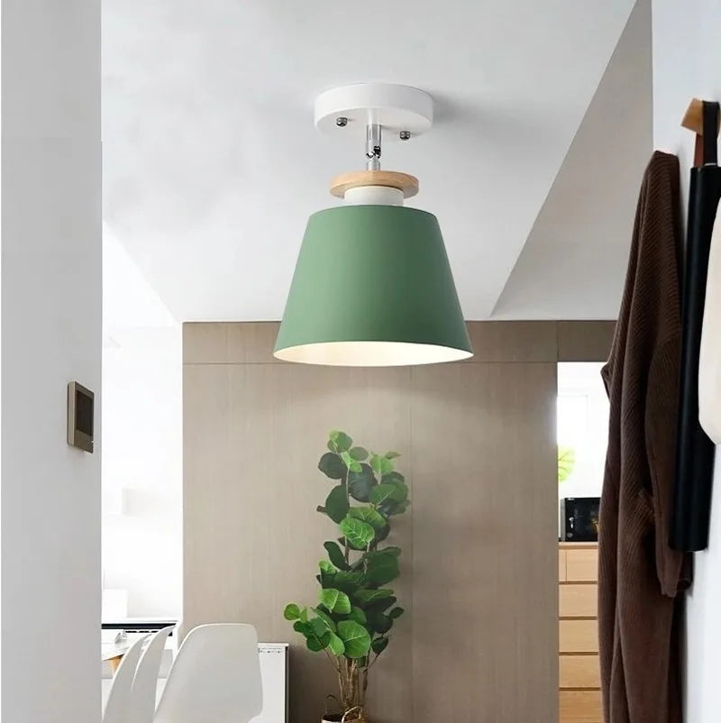 Modern E27 Ceiling Light Hallway Aisle Corridor Bedroom Kitchen Villa Restaurant Gallery Living Room Indoor Nordic Ceiling Lamp