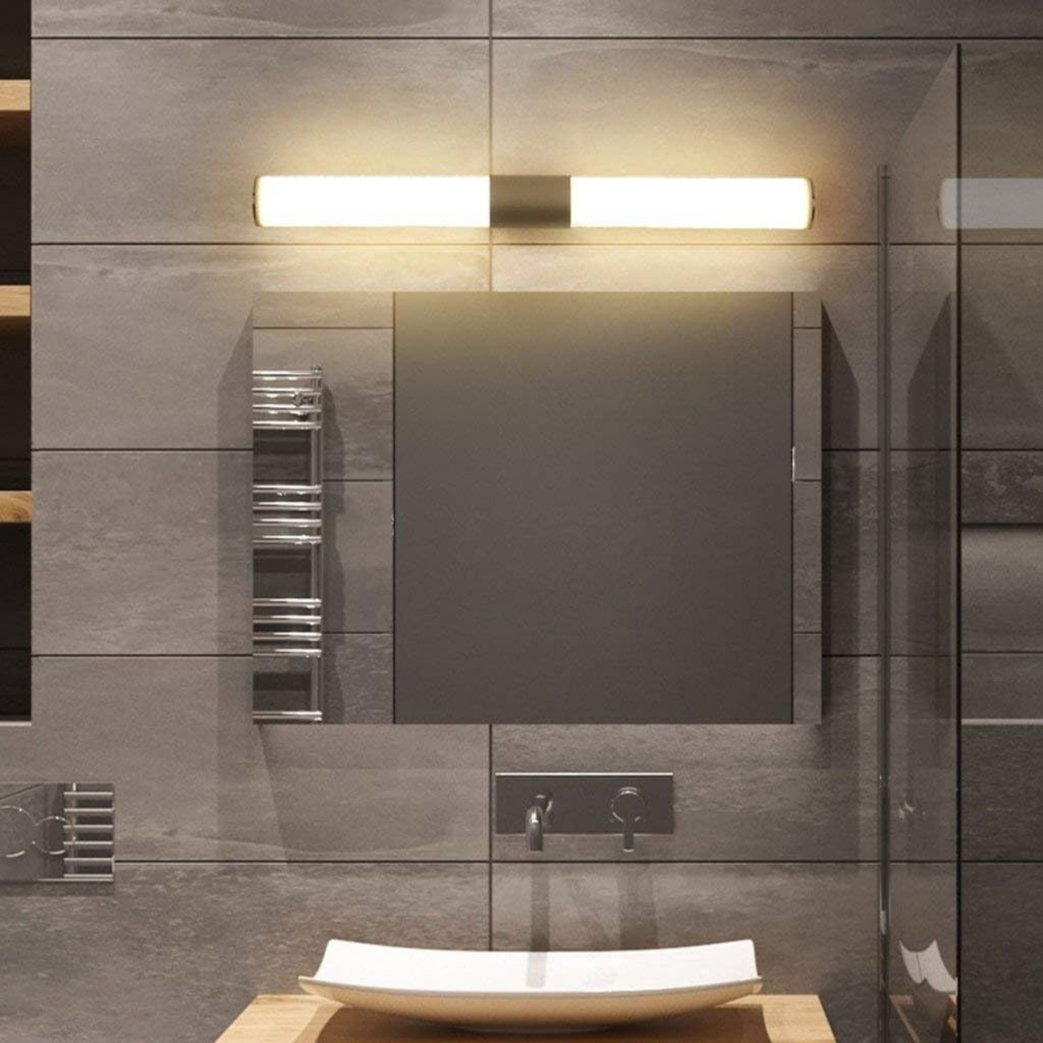 12W 16W 22W Bathroom Wall Lamp Led Mirror Light 110V 220V AC Modern Style LED Tube Waterproof Dressing Light Indoor Lighting