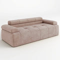 !@Hot Sales Customizable Luxury I-Shaped Fabric Sofa Set Compressed Sponge Bed for Living Room Custom Furniture Manufacturer
