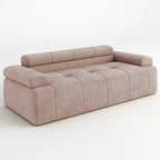 !@Hot Sales Customizable Luxury I-Shaped Fabric Sofa Set Compressed Sponge Bed for Living Room Custom Furniture Manufacturer