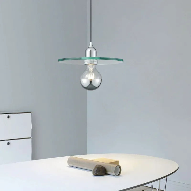 Vintage LED Pendant Lights Lamparas Creative Glass Hanging Lamp Modern Glass Chandeliers Bedroom Pendant Lamp Lamps Aesthetic