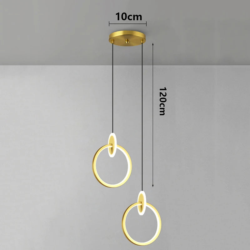 1 PC Modern Home Decor Led Lights Bedroom Lamp Bedside Pendant Light Lamps Led Chandeliers Hanging Light Indoor Lighting