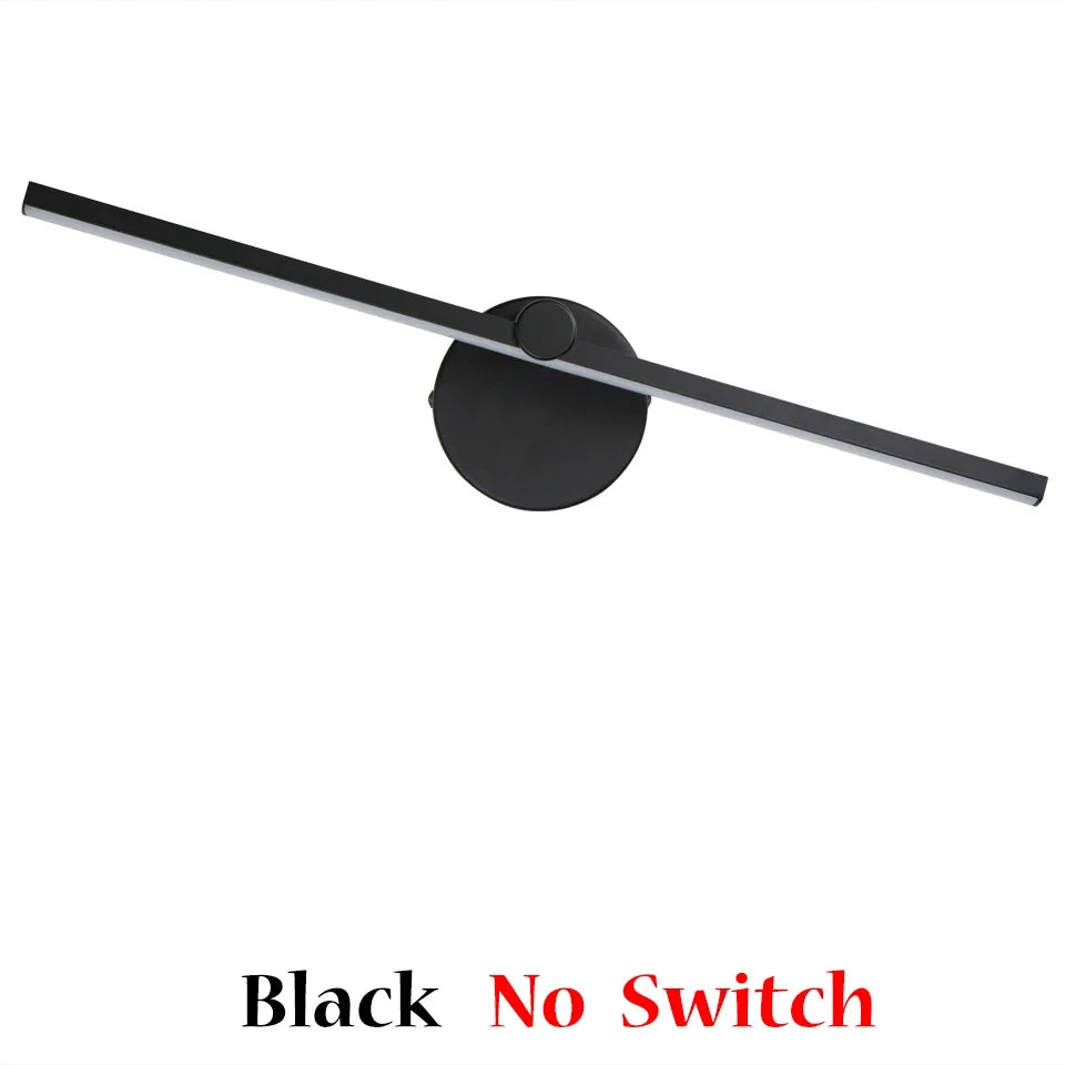 Nordic LED Indoor Wall Lamps White/Black Wall Lights for Home Bedroom Balcony Bedside Mirror Front with Swith Wall Sconce