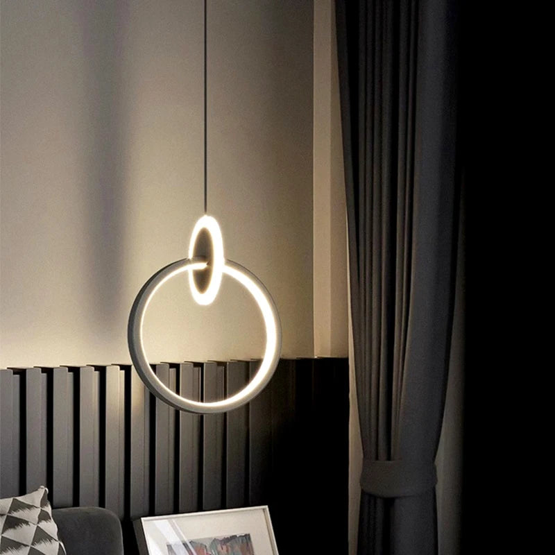 1 PC Modern Home Decor Led Lights Bedroom Lamp Bedside Pendant Light Lamps Led Chandeliers Hanging Light Indoor Lighting
