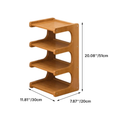 4-tier Nan Bamboo shoe rack measuring 30 x 20 x 51 cm