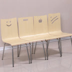 For Fast Food Restaurant Dining Table and Chair Set for Breakfast Snack Burger Milk Tea Shop High End Catering Staff Canteen