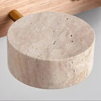 Japanese Yellow Travertine Wall Light, Cave Stone LED Wall Lamp, Rotatable Light for Bathroom Dressing Mirror Front Lamp