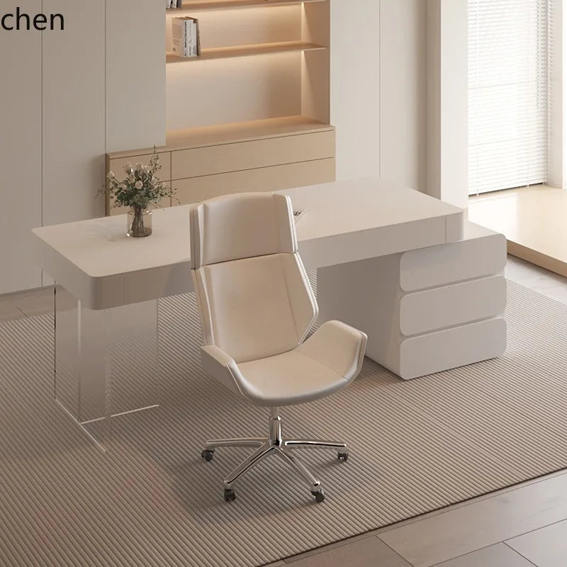 Jane Home Boss Writing Desk Beauty Salon Consultation Desk with Drawer Computer Desk