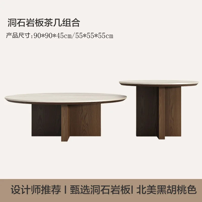 Office Indoor Coffee Tables round Beige Balcon Apartment White Coffee Tables Center Nordic Wood Tavolino Da Salotto Furniture