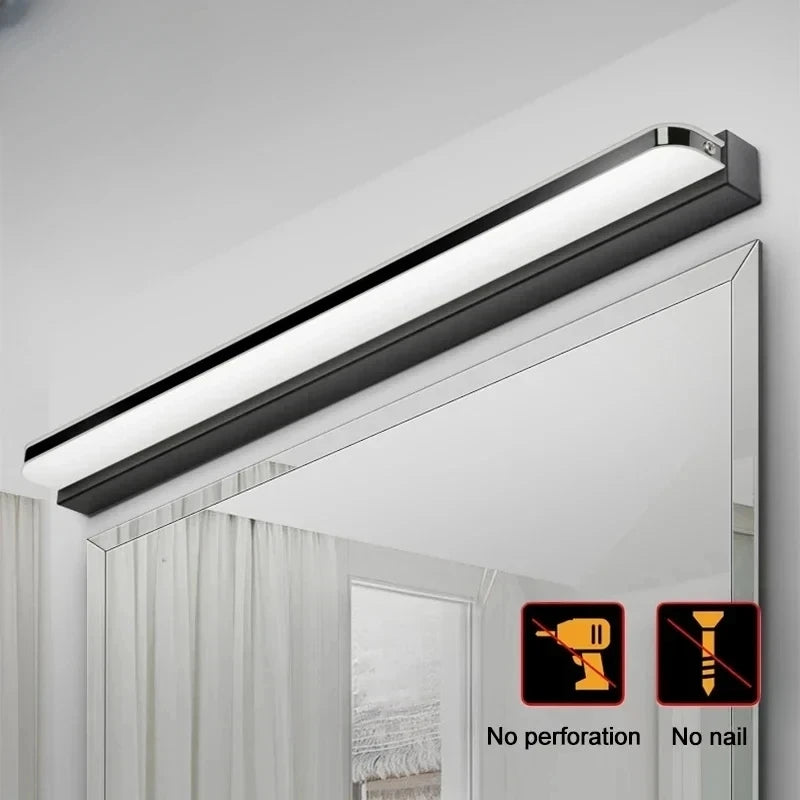 Modern Minimalist Non Porous Waterproof Fog Bathroom Lighting Mirror Cabinet Lights, Vanity Mirror Lights, Bathroom Mirror Headl