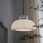 Modern Nordic White Simple Glass Pendant Lamp Living Room Restaurant Bedroom Bar Hanging Light Home Decoration Luster Chandelier
