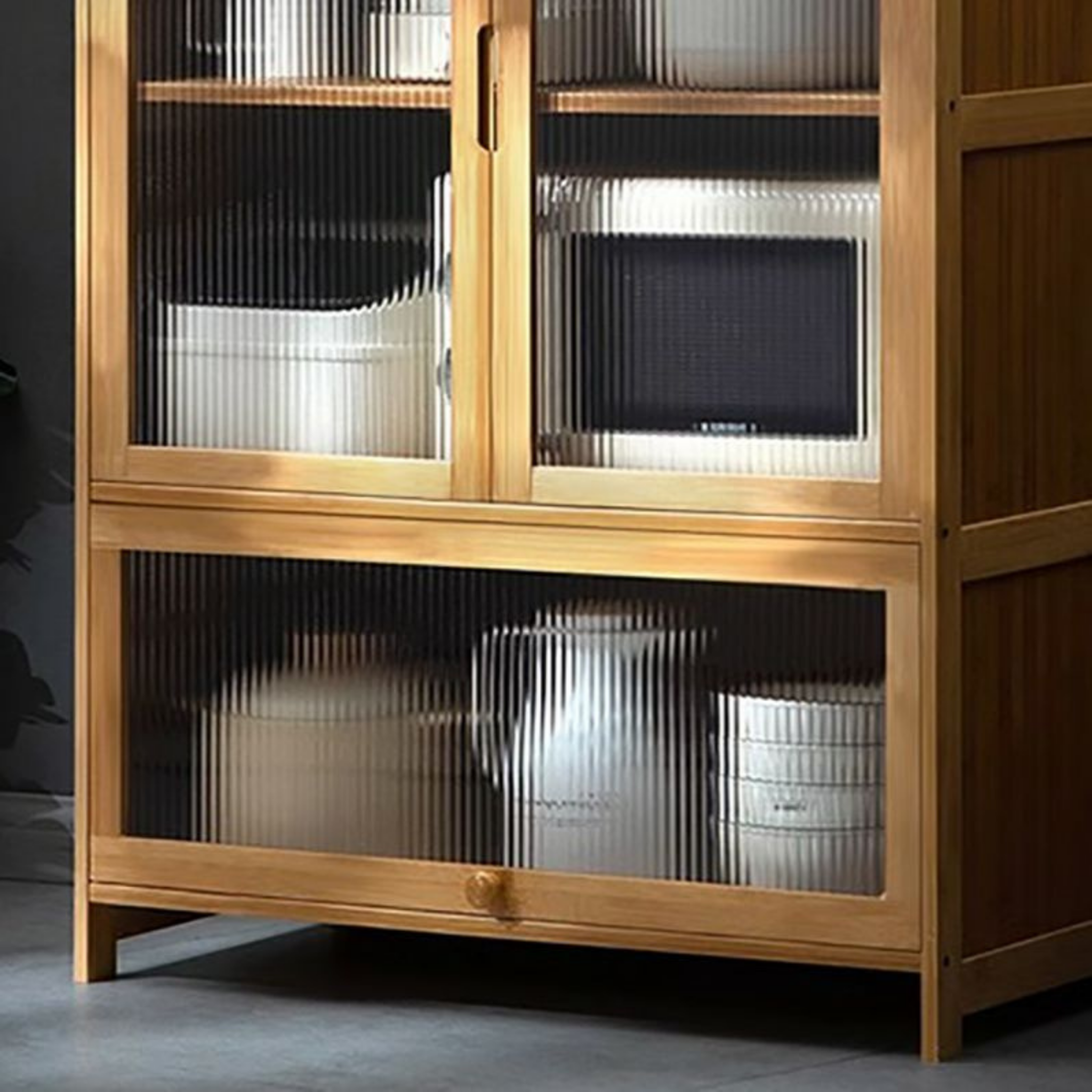 Bookshelf Solid Wood Floor to Ceiling Bookcase with Multi Tier Storage Shelves for Living Room Home Office Bedroom Display Cabinet