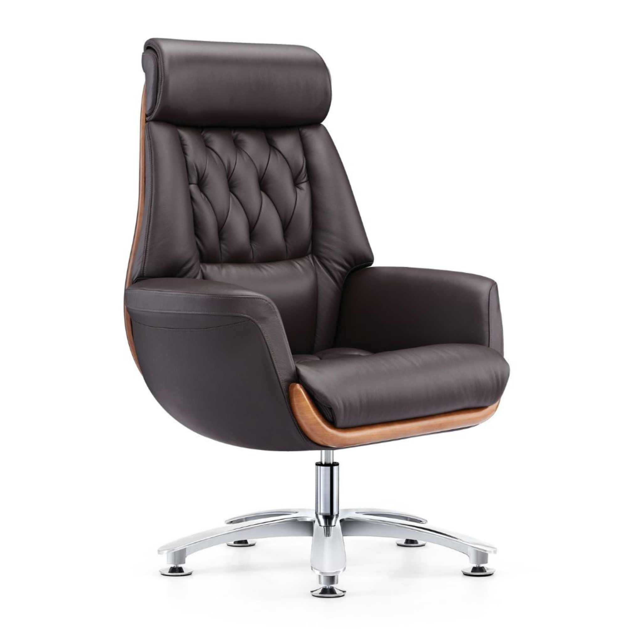 Modern leather executive office chair, luxury office chair, business desk chair, computer chair for home office, executive workspace and professional office