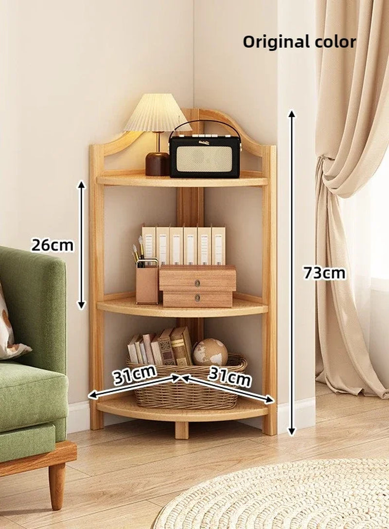 Household Goods Corner Cabinet Triangle Corner Cabinet Indoor Shelf Shelf Living Room Floor Locker Modern Simple Storage Rack