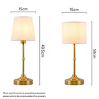 Cordless Table Lamps Rechargeable Battery Lamp with 3-Level Dimmable Fabric Touch Bedside Lamps for Bedroom, Living Room