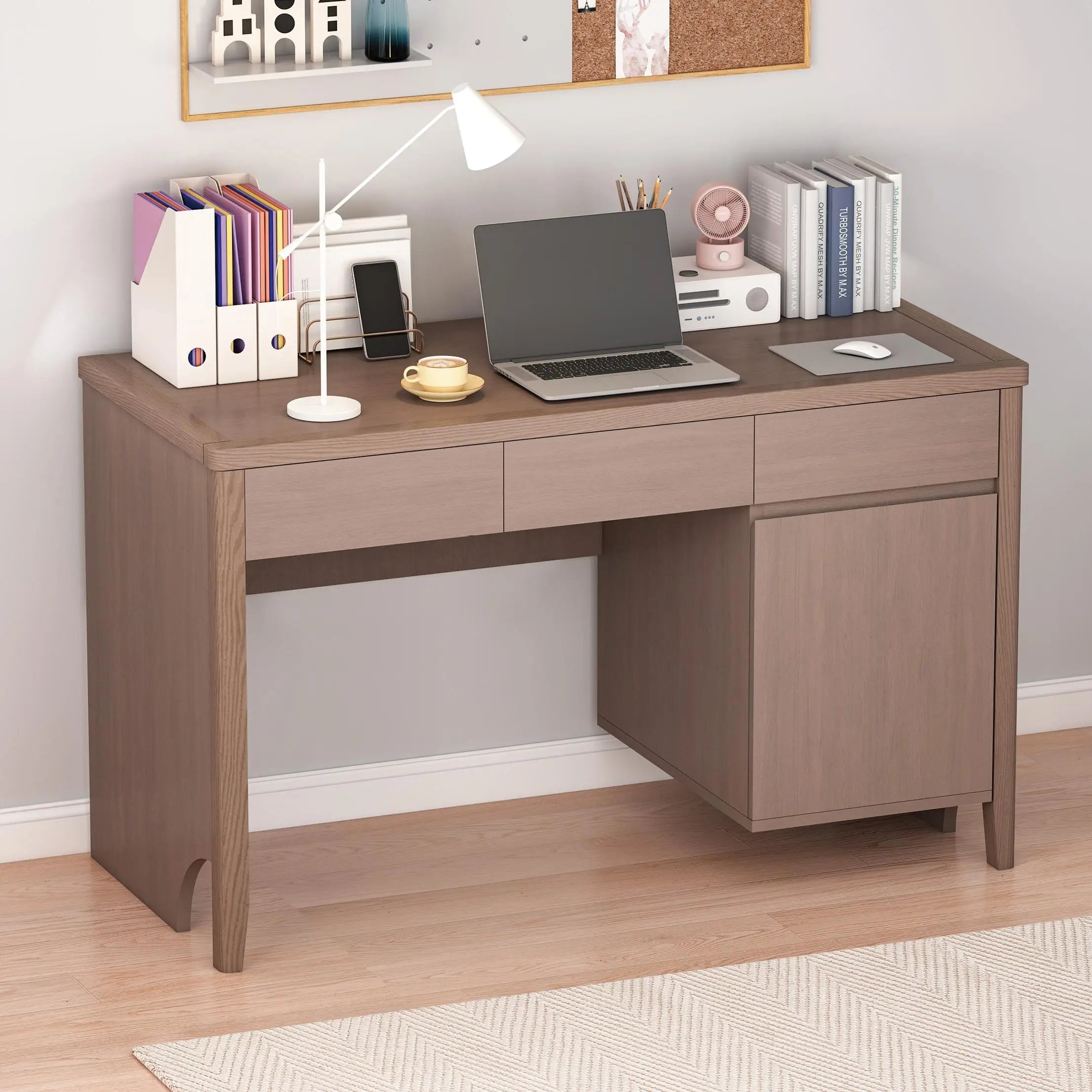 Student Study Office Desk Furniture Space Saving Wooden Desk Top Modern Home Executive Office Desk for Computer
