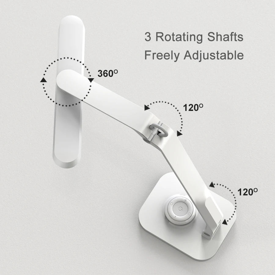 Remote Control LED Desk Lamp Eye-Caring Adjustable Office Lamp USB Charging Touch Control Memory Function Reading Table Lights