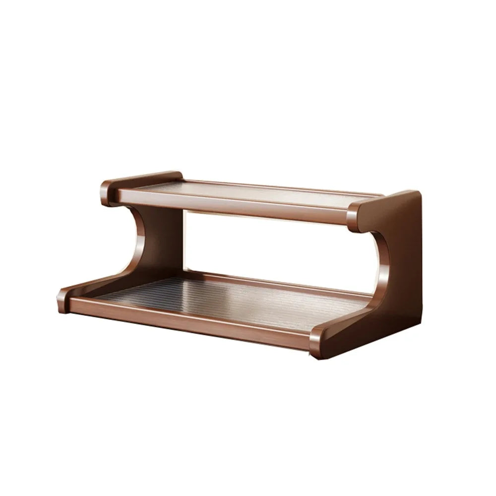 2/3 Tiers Desktop Storage Rack Compact Easy-To-Assemble Desk Bookshelf Space-Saving Multi-Functional Simple Shoe Organizer