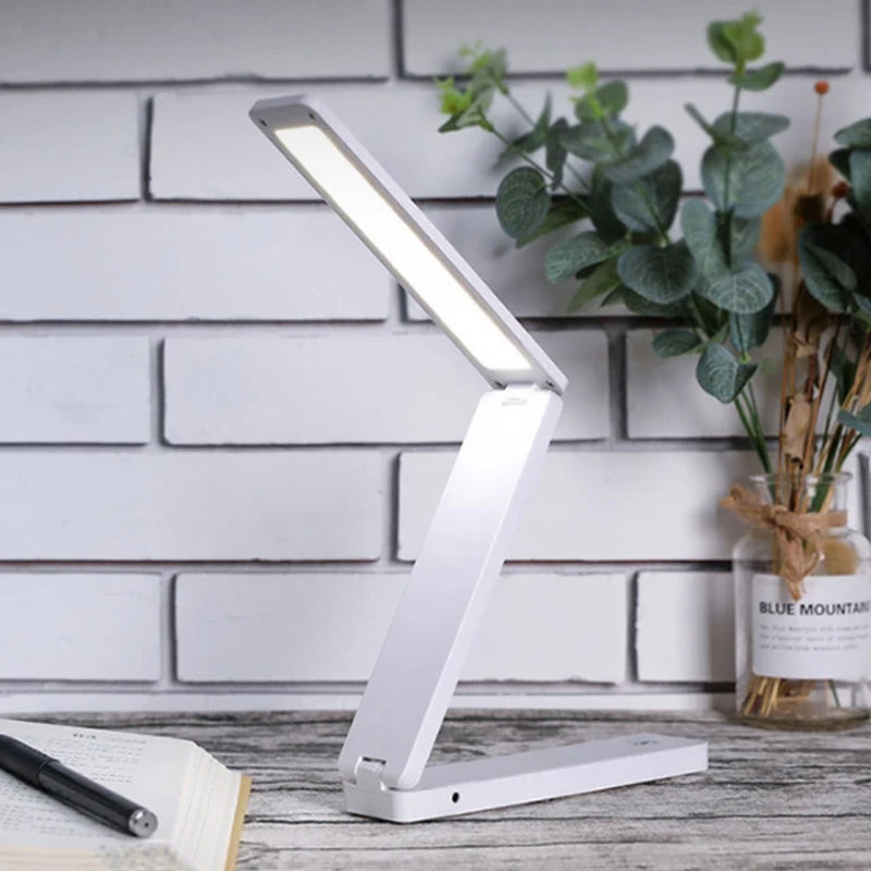 D2 LED Desk Lamp Light Three-Mode Lighting Brightness USB Dual Power Supply System Eye Protection Learning Read Desk Lamp Gift