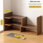 Bookshelf Desktop Shelf Multi-Layer Telescopic Office Desk Small Desk Storage Simple Bookcase