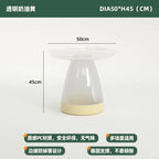Nordic Bedside Table Simple Modern Bedroom Home Storage Simple Bedside Tables Creative round Leisure Small Coffee Tables