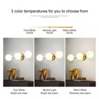 Nordic Indoor LED Wall Lights Decor for Bedroom Living Room G9 7W Frosted Glass Ball LED Wall Lamps Wall Sconce Lighting Fixture