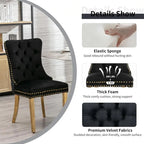 36'' Modern Minimalist round Glass Top Dining Set for 4, Luxury Circular Kitchen Table and Chairs.