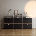 Living Room Cabinet Sideboards Coffee Table Tv Stand Storage Cabinet Corner Metal Storage Display Customizable Modular Furniture