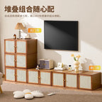 Storage Cabinet for Balcony Bay Window,Tatami Organization Shelf, Space-Saving Floor Cabinet for Home,Minimalist Utility Cabinet