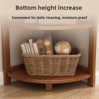 Household Goods Corner Cabinet Triangle Corner Cabinet Indoor Shelf Shelf Living Room Floor Locker Modern Simple Storage Rack