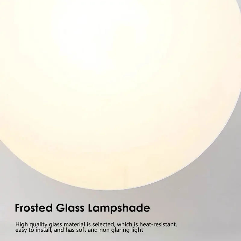 Nordic Indoor LED Wall Lights Decor for Bedroom Living Room G9 7W Frosted Glass Ball LED Wall Lamps Wall Sconce Lighting Fixture