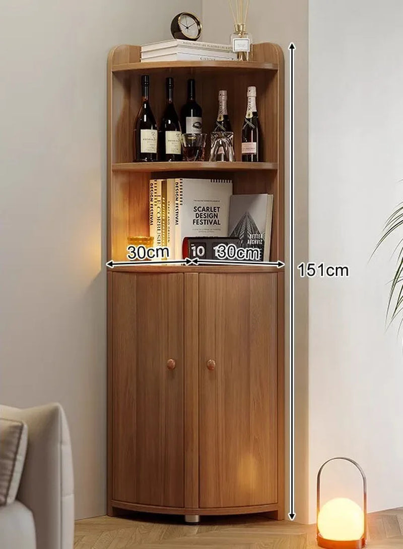 Living Room Wall Corner Cabinet Triangle Shelf against Wall Home Storage Organizer Corner Living Room Wall Shelf