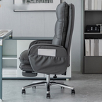 Modern Executive Office Chair with Footrest, Comfortable Boss Computer Chair