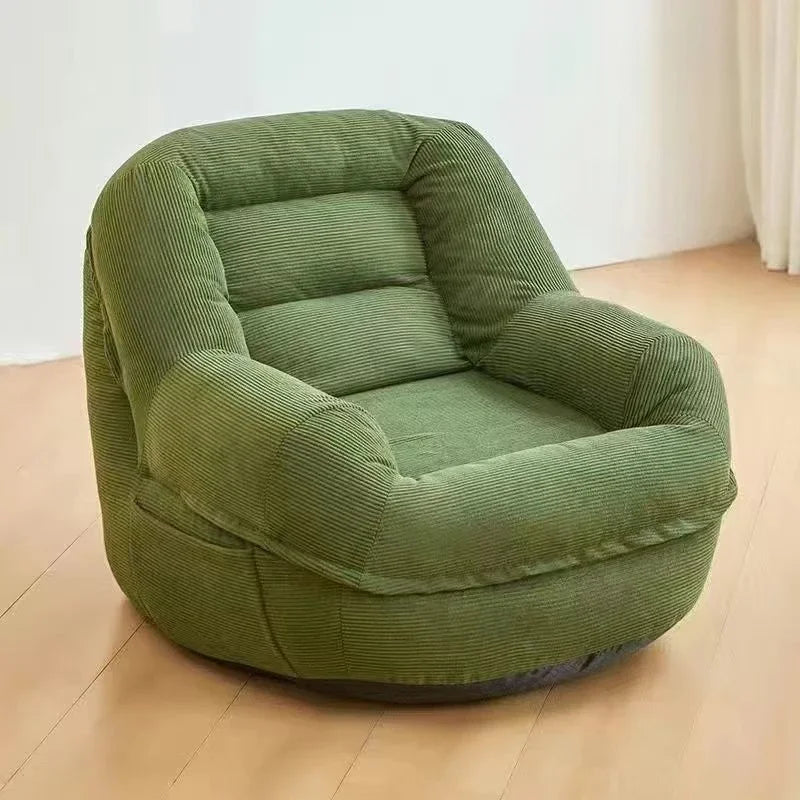 Portable Lazy Sofa Living Room Cheap Single Sofas Adult Tatami Chaise Lounge Relaxing 1-Person Sofa Modern Tiny Home Furniture