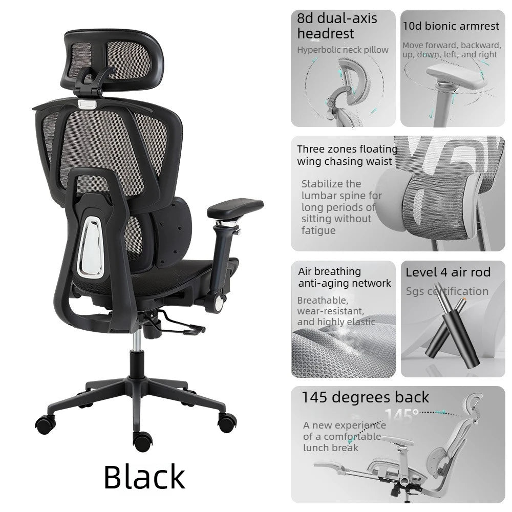 Ergonomic Chair Office Gaming Comfortable Adjustable Armrest Office Chair Relaxing Recline Chaises De Bureau Furniture