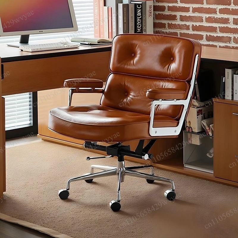 Lifting Computer Chair, Home Boss Chair, Study Office Swivel Chair