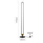 Nordic Simple Led Floor Lamp Creative Modern Bedroom Bedside LED Standing Lamps for Living Room Home Decor Iron Art Stand Lights