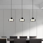Glass Lampshade Hanging Pendant Lamp for Dining Room Kitchen Bedside Living Room Bedroom Minimalist LED Chandelier Pendant Light