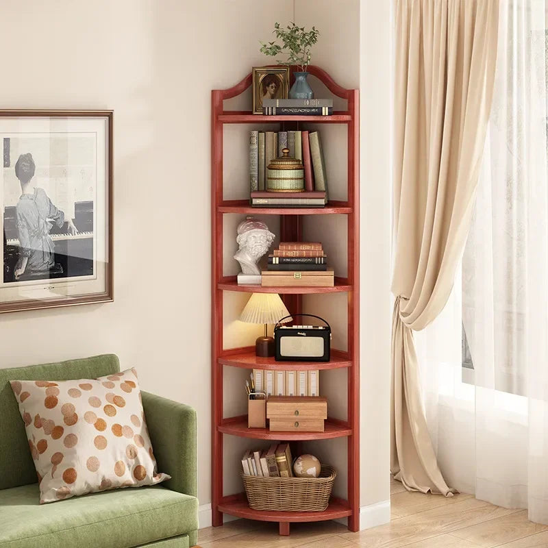 Household Goods Corner Cabinet Triangle Corner Cabinet Indoor Shelf Shelf Living Room Floor Locker Modern Simple Storage Rack