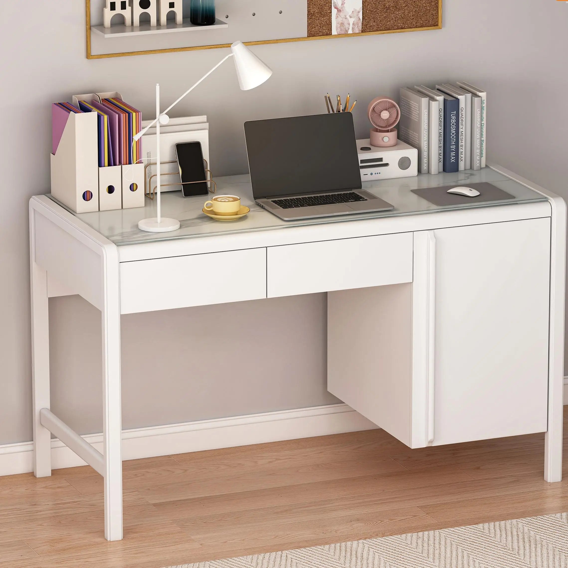 Student Study Office Desk Furniture Space Saving Wooden Desk Top Modern Home Executive Office Desk for Computer