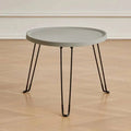 Foldable Plastic Sofa Side Table with Steel Legs Modern Lightweight Side Table Living Room Durable Indoor Outdoor Coffee Tables