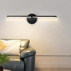 Nordic LED Indoor Wall Lamps White/Black Wall Lights for Home Bedroom Balcony Bedside Mirror Front with Swith Wall Sconce
