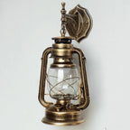 Vintage LED Wall Lamp Barn Lantern Retro Wall Light European Antique Style