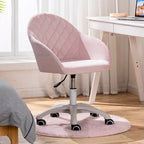 Nordic Furniture Velvet Office Chair for Office Student Study Lift Swivel Chair Home Comfortable Backrest Girl Pink Gaming Chair