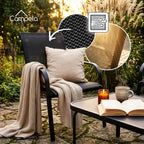 GARDEN FURNITURE SET for 4 PEOPLE: SOFA, CHAIRS, and TABLE — for PATIOS and GARDENS —